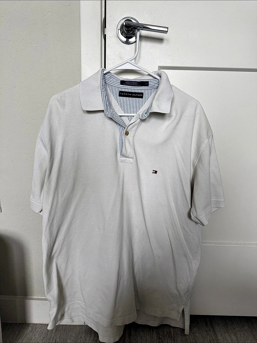 Tommy Hilfiger Men's White Polo
